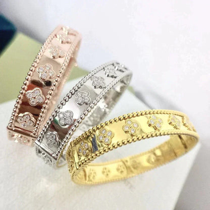 [Moco]CLOVER ARMBAND 8MM DIAMANTEN