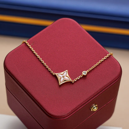 [Moco]スター1ダイヤモンドピンクゴールドブレスレット