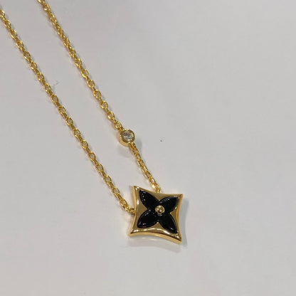[Moco]スターブラックモップネックレス