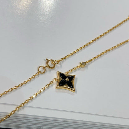 [Moco]スターブラックモップネックレス