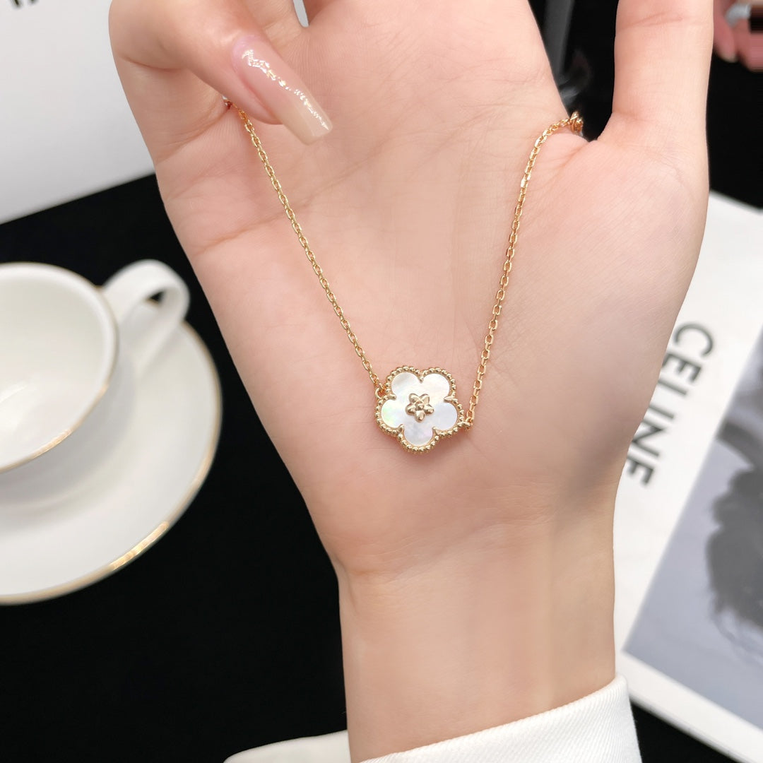 [Moco]ラッキースプリング ローズゴールド モップブレスレット