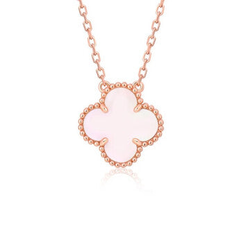 [Moco]CLOVER 15MM ROSA PERLMUTT EINZELNE BLUMENKETTE
