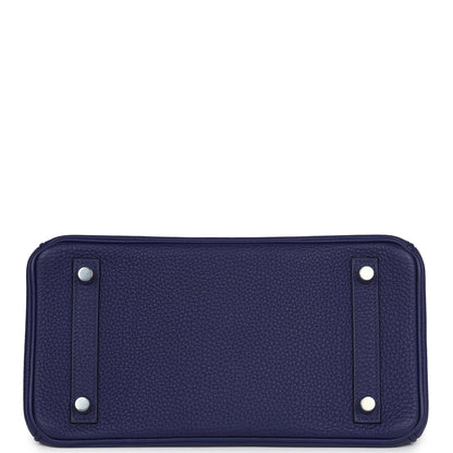 Hermes Birkin 25 Bleu Encre Togo Palladium Hardware