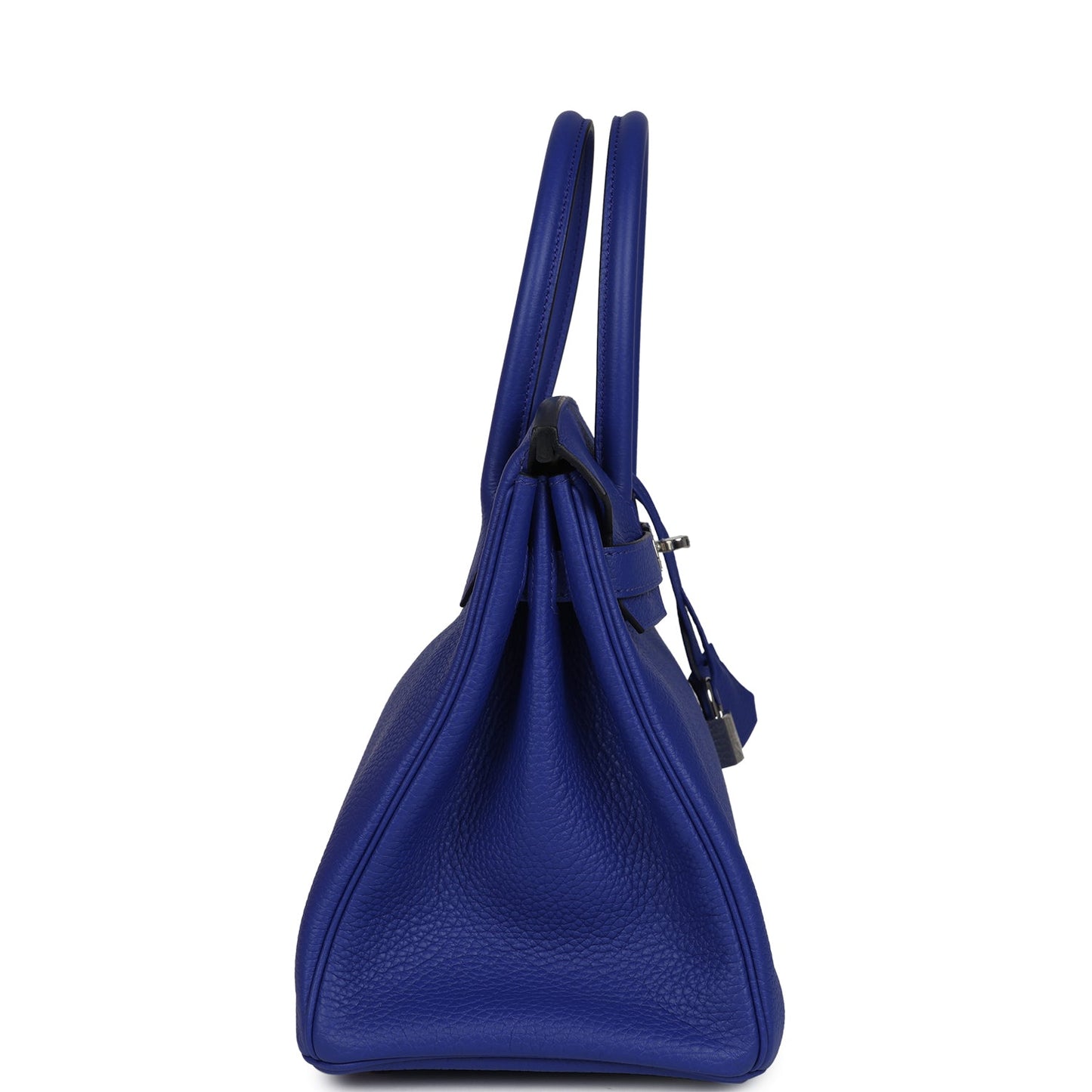 Hermes Birkin 30 Bleu Electric Clemence Palladium Hardware