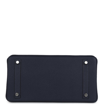 Hermes Birkin 30 Bleu Nuit Togo Palladium Hardware
