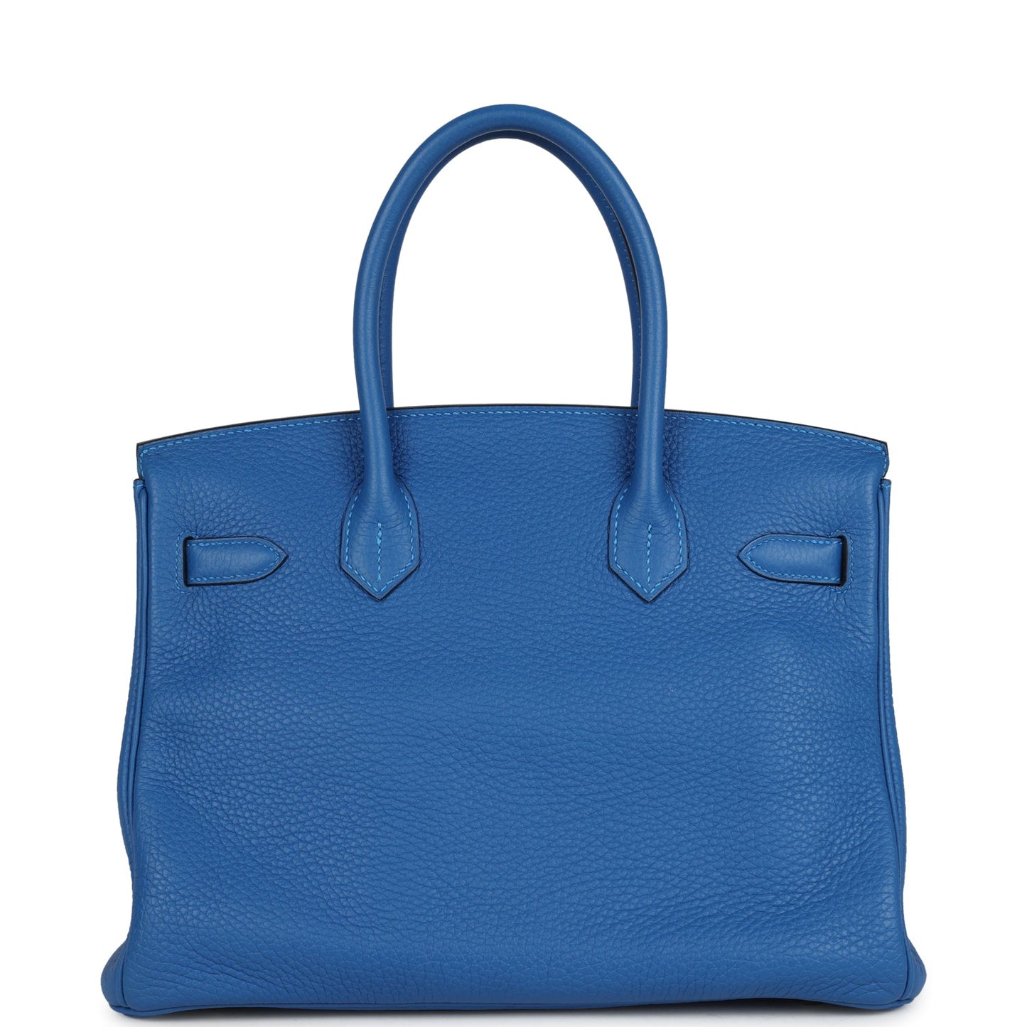 Hermes Birkin 30 Bleu Hydra Clemence Gold Hardware