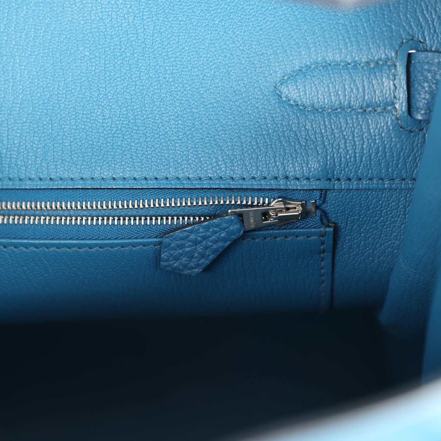 Hermes Birkin 35 Bleu de Galice Togo Palladium Hardware