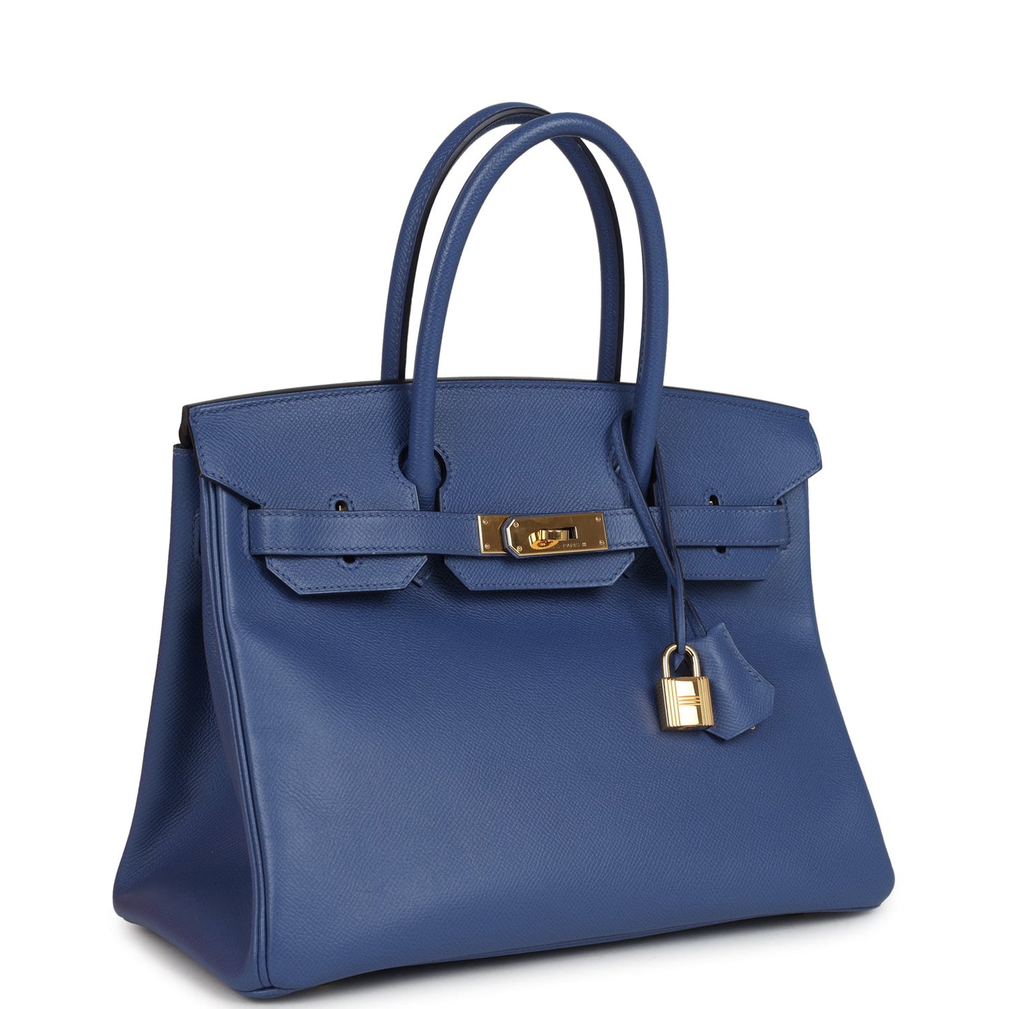 Hermes Birkin 30 Bleu Brighton Epsom Gold Hardware