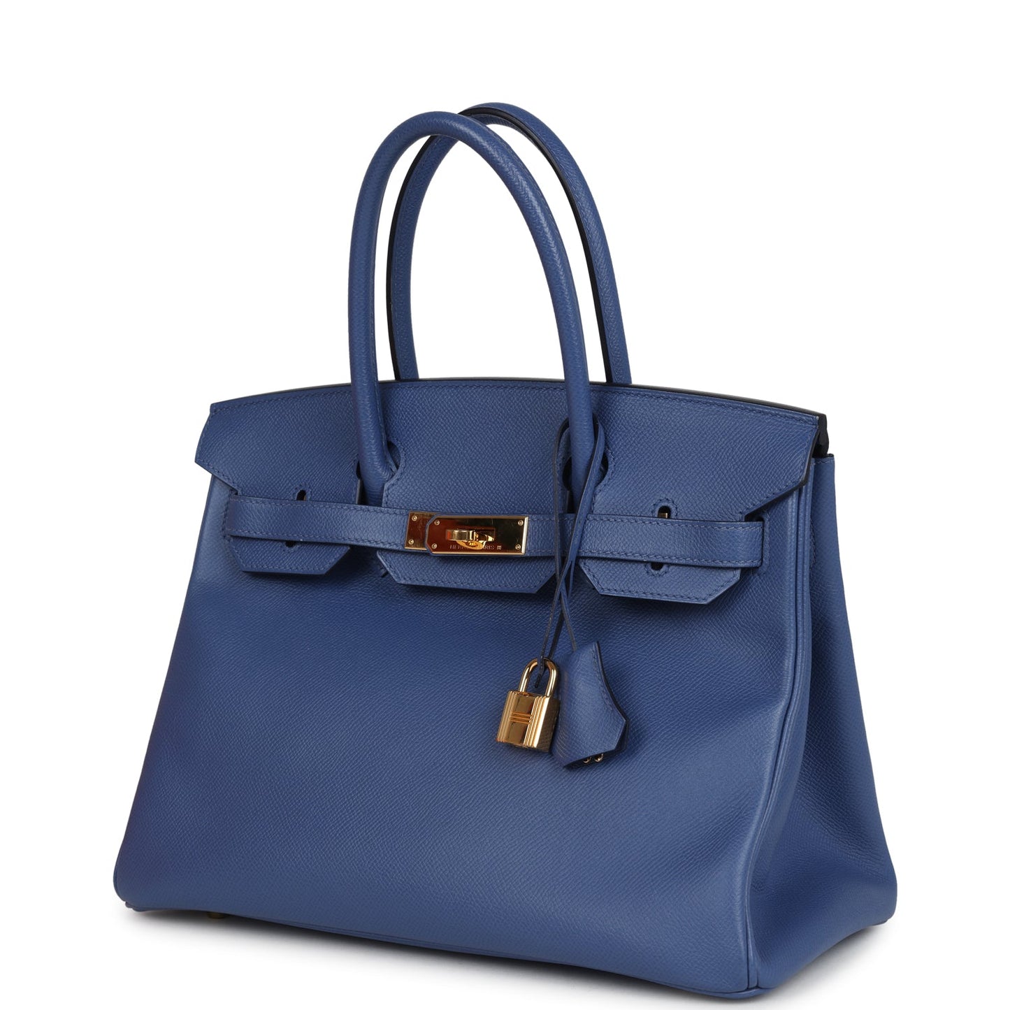 Hermes Birkin 30 Bleu Brighton Epsom Gold Hardware