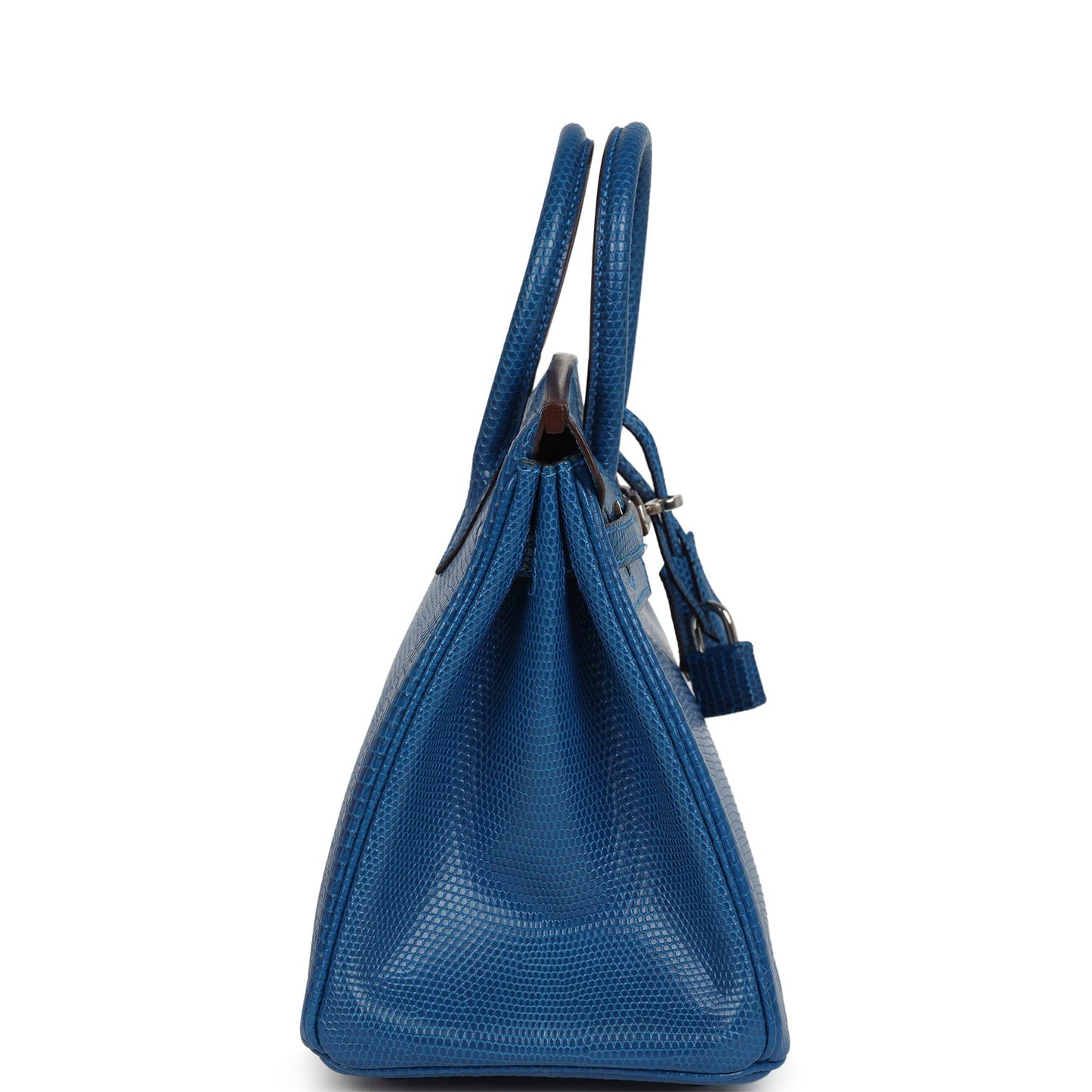 Hermes Birkin 25 Bleu Izmir Varanus Niloticus Lizard Palladium Hardware