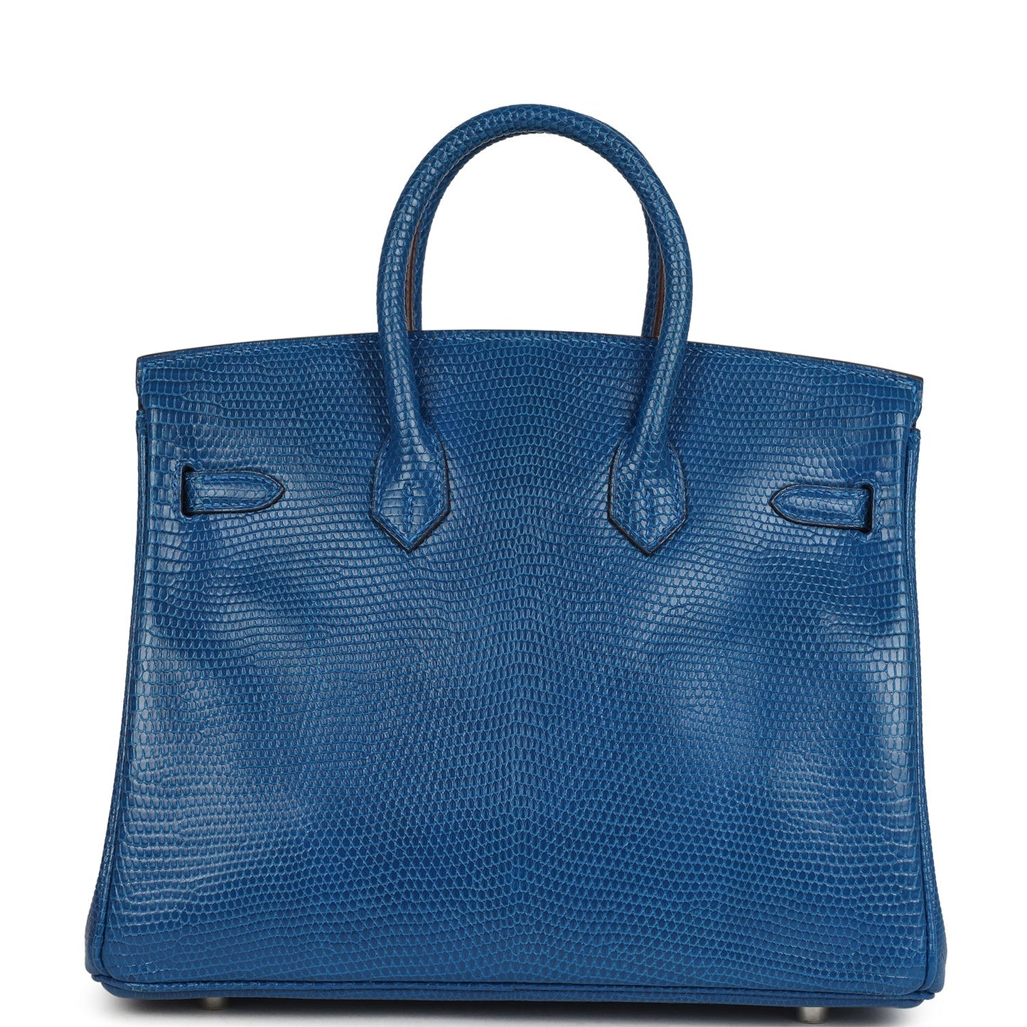 Hermes Birkin 25 Bleu Izmir Varanus Niloticus Lizard Palladium Hardware