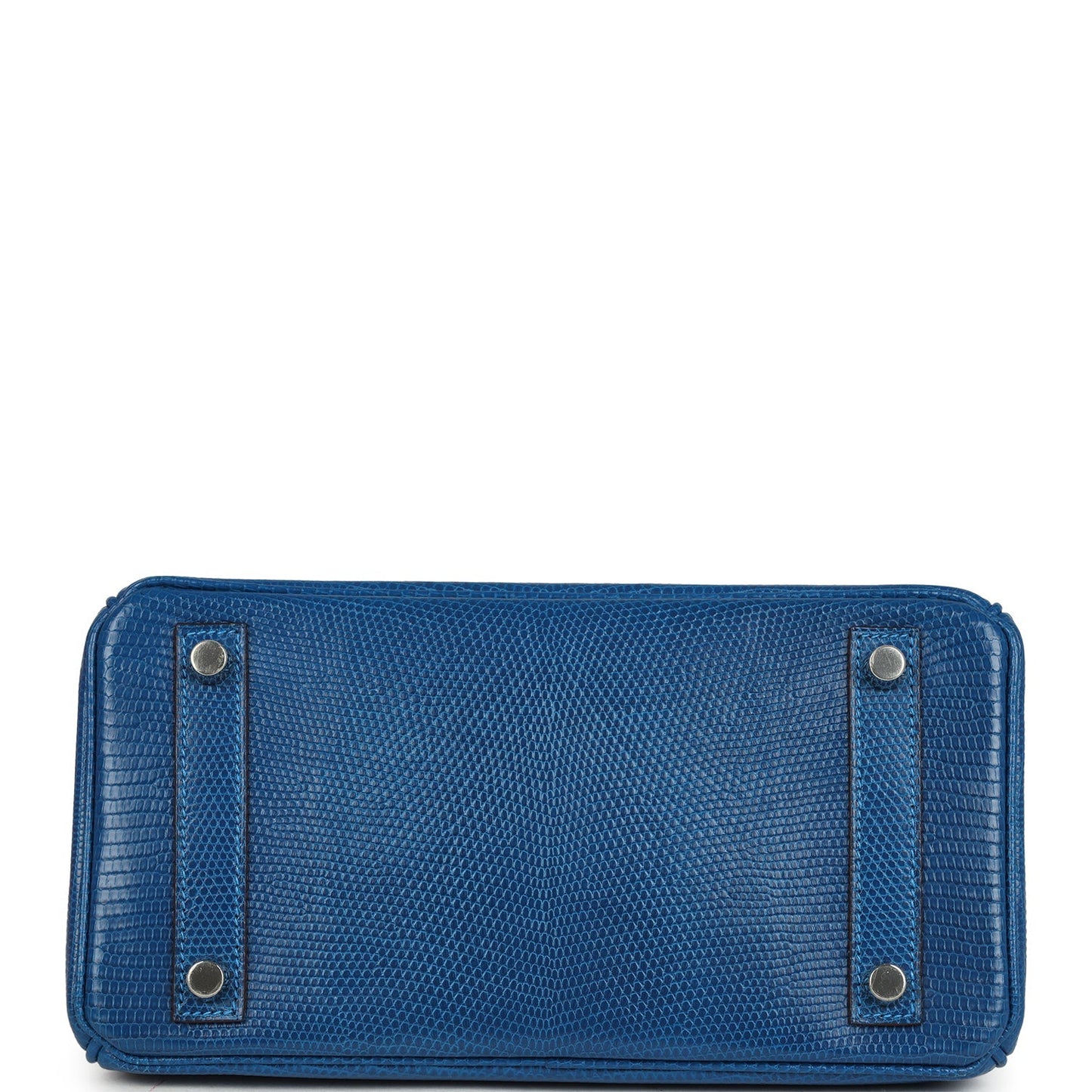 Hermes Birkin 25 Bleu Izmir Varanus Niloticus Lizard Palladium Hardware